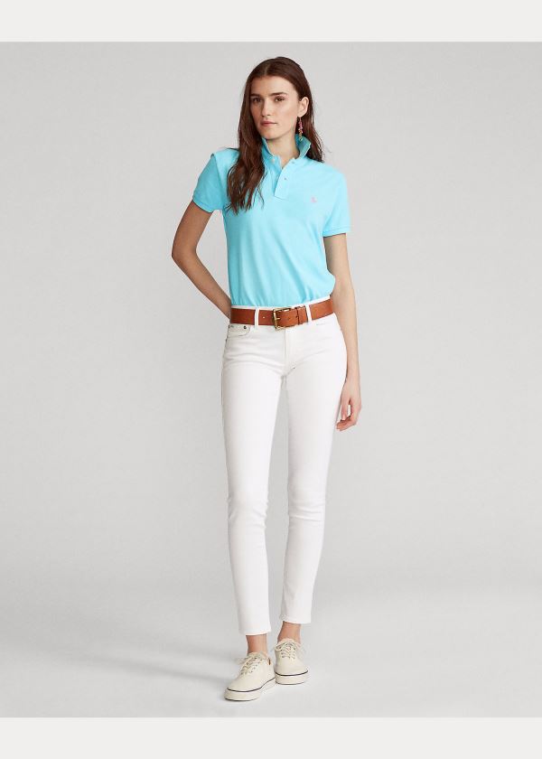 Ralph Lauren Classic Fit Mesh Polo Shirt Tyrkysové | oAkLk7yt