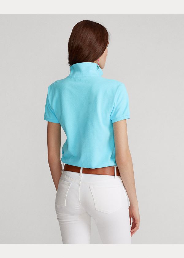 Ralph Lauren Classic Fit Mesh Polo Shirt Tyrkysové | oAkLk7yt