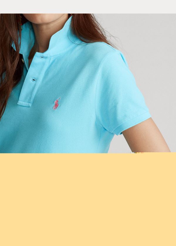 Ralph Lauren Classic Fit Mesh Polo Shirt Tyrkysové | oAkLk7yt