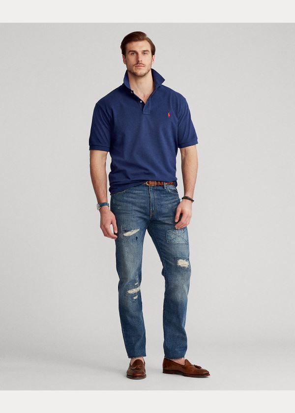 Ralph Lauren Classic Fit Mesh Polo Shirt Tmavě Blankyt Červené | sAAzMBhI
