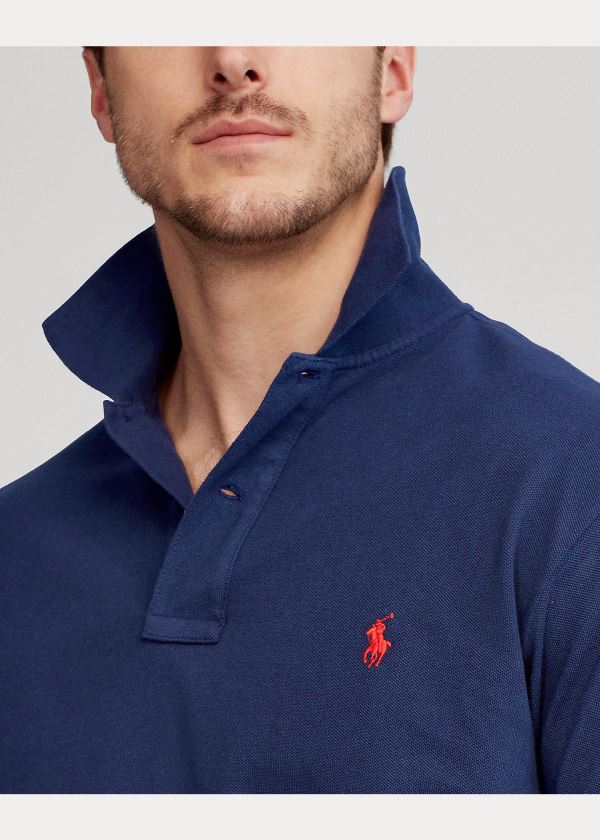 Ralph Lauren Classic Fit Mesh Polo Shirt Tmavě Blankyt Červené | sAAzMBhI