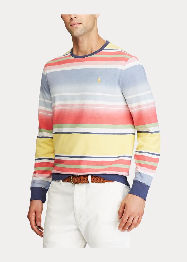Ralph Lauren Classic Fit Mesh T-Shirt Blankyt Viacfarebný | N54ktjlm
