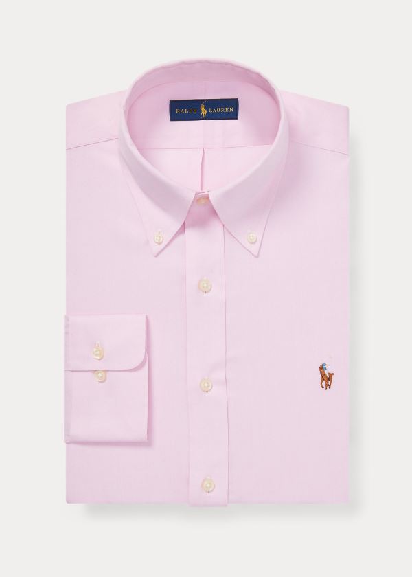 Ralph Lauren Classic Fit Oxford Shirt Růžové Bílé | whYrPzsG