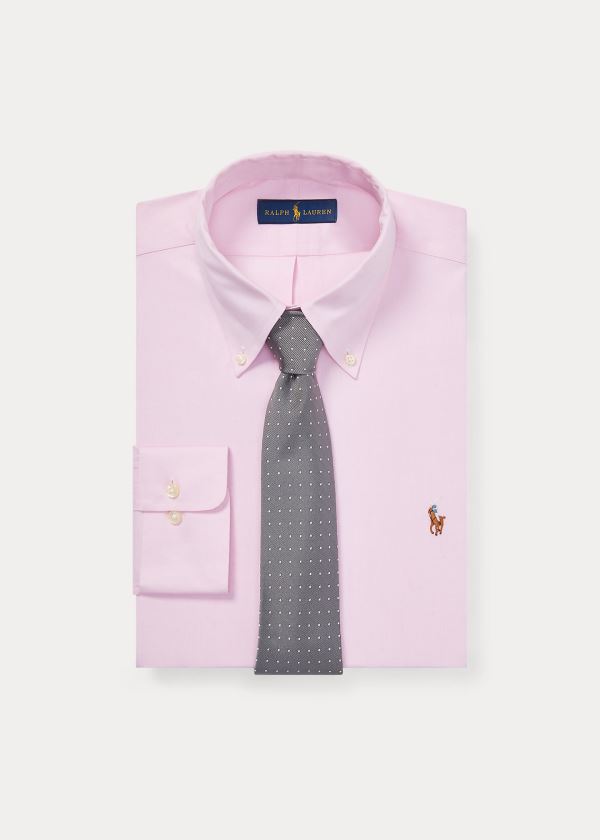 Ralph Lauren Classic Fit Oxford Shirt Růžové Bílé | whYrPzsG