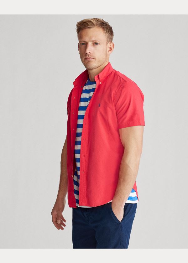 Ralph Lauren Classic Fit Oxford Shirt Červené | 3MvQaq2T