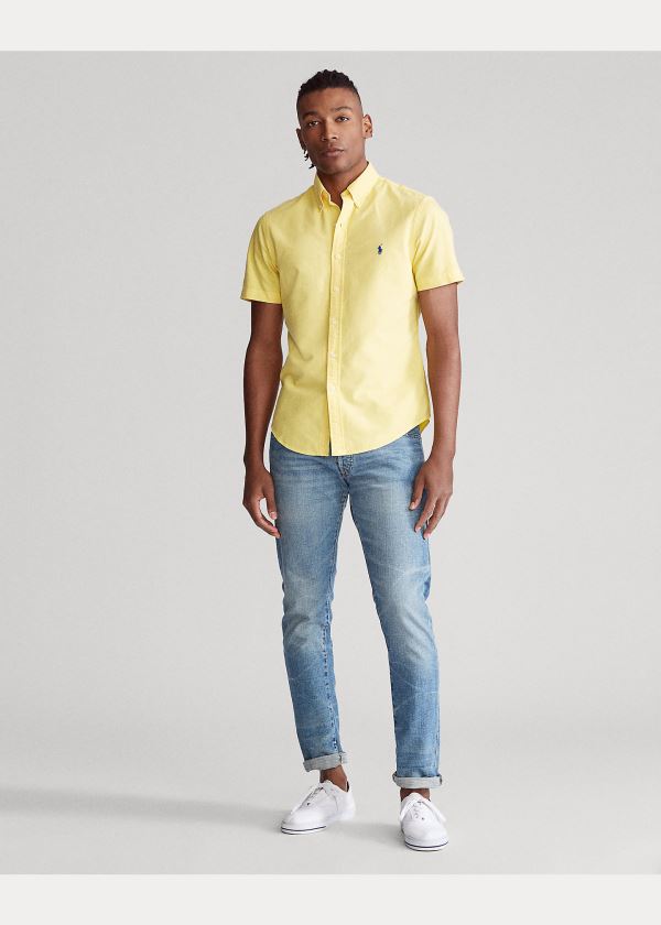 Ralph Lauren Classic Fit Oxford Shirt Žluté | Zwh9qtMu