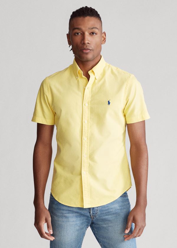 Ralph Lauren Classic Fit Oxford Shirt Žluté | Zwh9qtMu