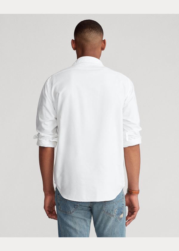 Ralph Lauren Classic Fit Oxford Workshirt Bílé | LQTtGGXm