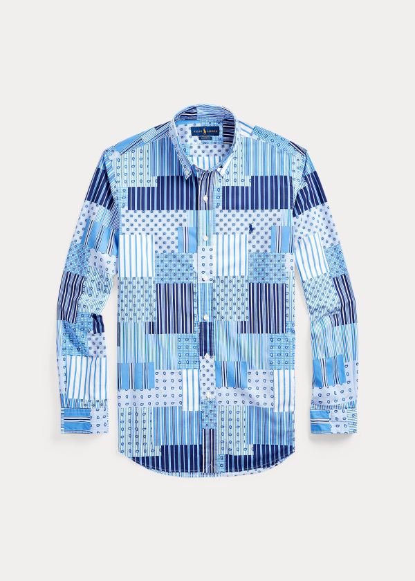 Ralph Lauren Classic Fit Patchwork Shirt Blankyt Viacfarebný | RQQdD1D7