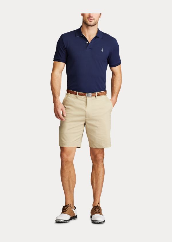 Ralph Lauren Classic Fit Performance Krátké Hnědožlutý | C1YEY8Pj