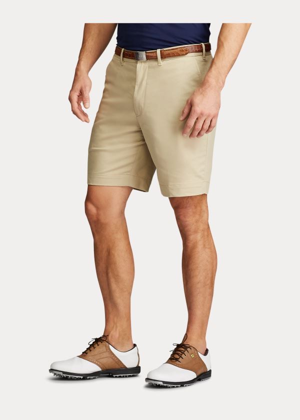 Ralph Lauren Classic Fit Performance Krátké Hnědožlutý | C1YEY8Pj