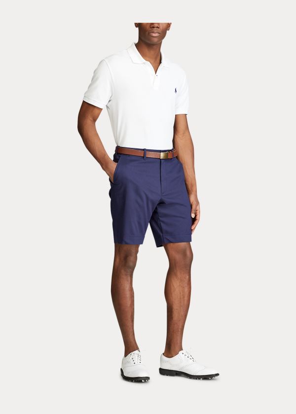 Ralph Lauren Classic Fit Performance Krátké Tmavě Blankyt | Tm1PyNWu
