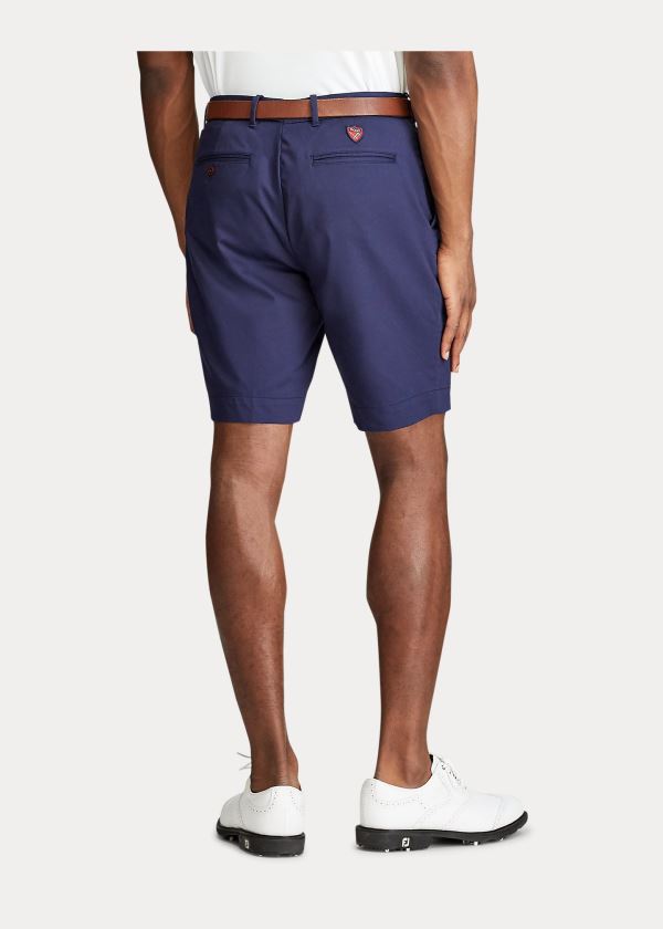 Ralph Lauren Classic Fit Performance Krátké Tmavě Blankyt | Tm1PyNWu