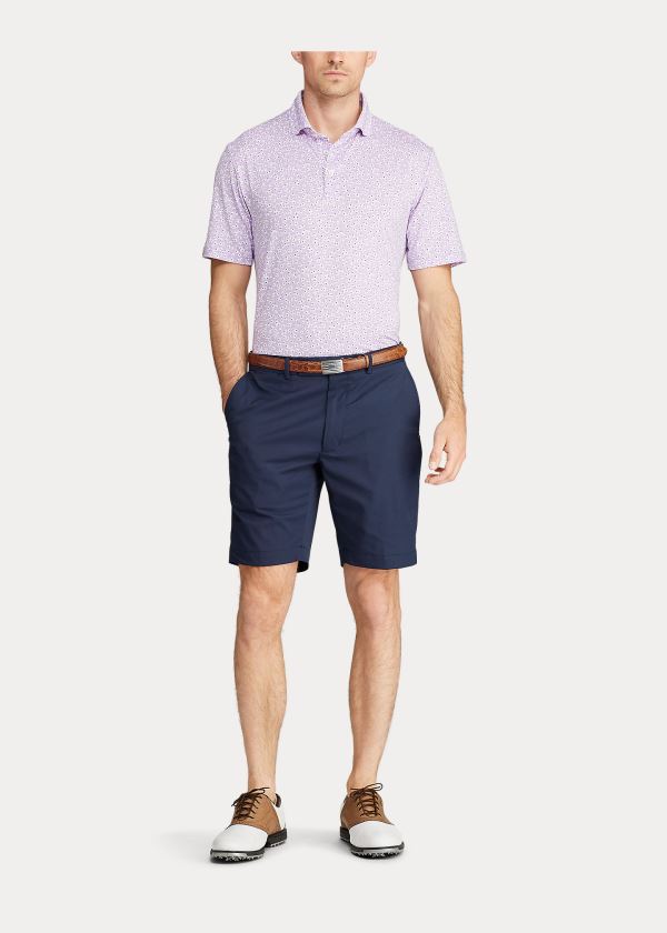 Ralph Lauren Classic Fit Performance Krátké Tmavě Blankyt | ZcEb2VkL