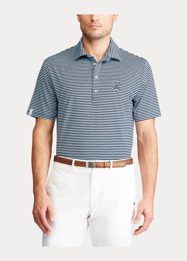 Ralph Lauren Classic Fit Performance Polo Tmavě Blankyt Blankyt | 0JUuYnPK