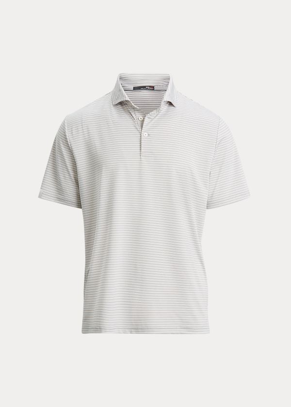 Ralph Lauren Classic Fit Performance Polo Světle Šedé Bílé | 2Slc8zKc