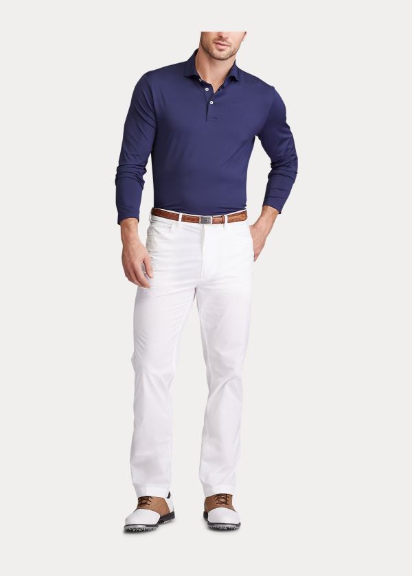 Ralph Lauren Classic Fit Performance Polo Tmavě Blankyt | 3MQFx2pz