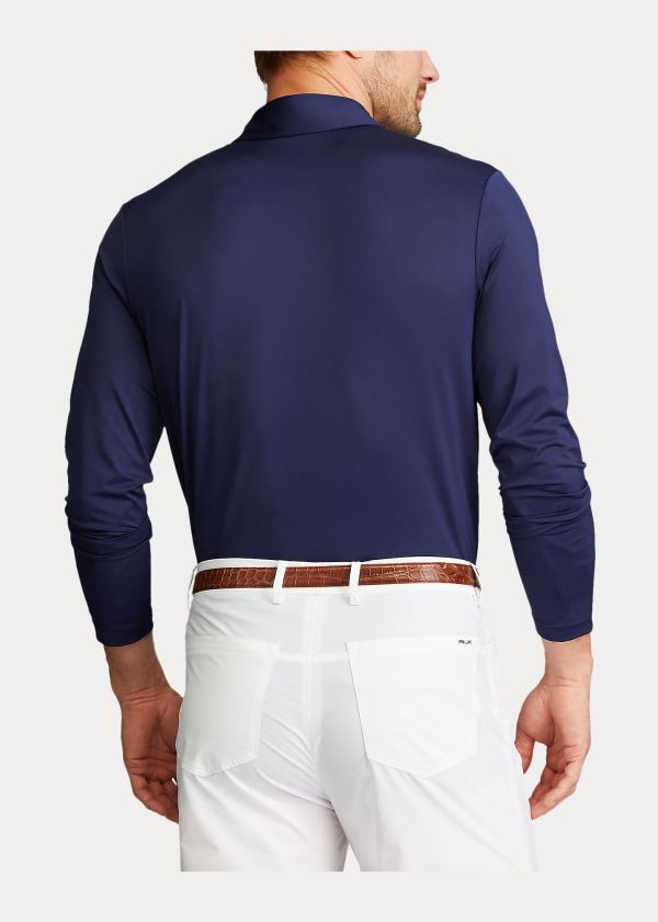 Ralph Lauren Classic Fit Performance Polo Tmavě Blankyt | 3MQFx2pz