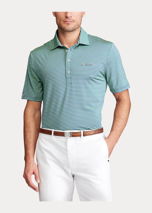 Ralph Lauren Classic Fit Performance Polo Královská Modrá Tmavě Blankyt Zelene | ED6rLo8g