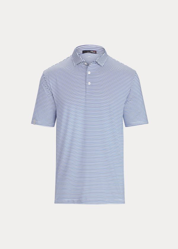 Ralph Lauren Classic Fit Performance Polo Bílé Královská Modrá | EZ4eRd3w