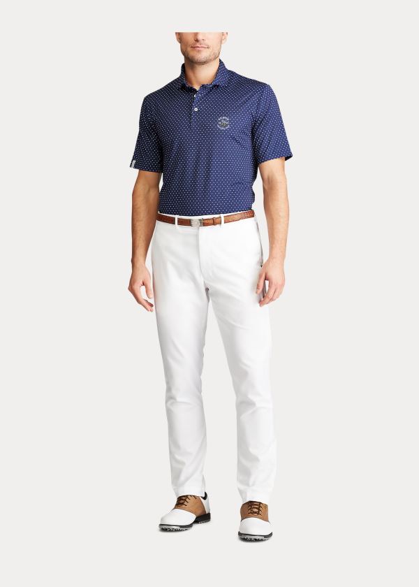 Ralph Lauren Classic Fit Performance Polo Tmavě Blankyt Bílé Proužek | GEhw4LTg