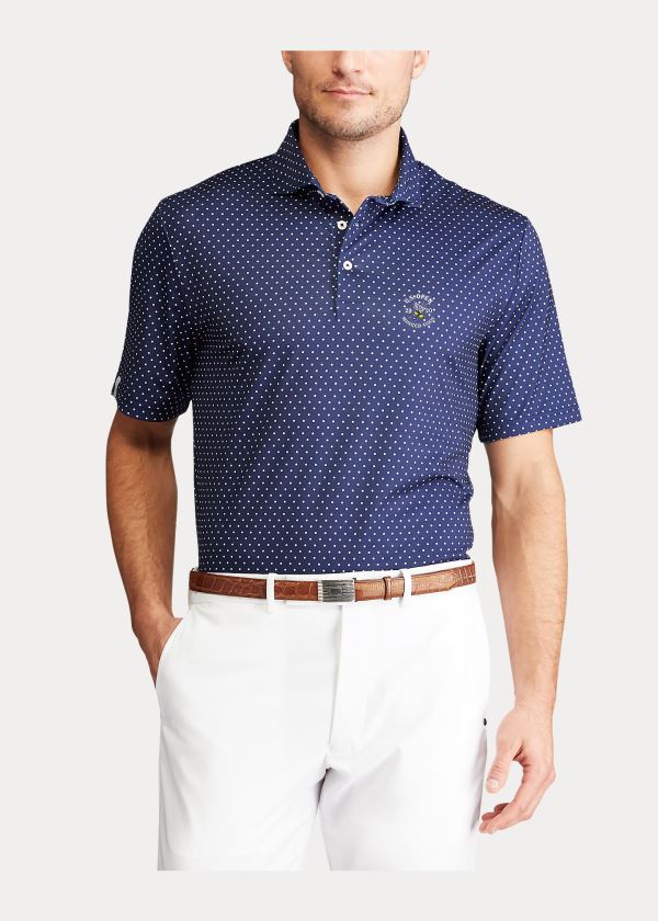 Ralph Lauren Classic Fit Performance Polo Tmavě Blankyt Bílé Proužek | GEhw4LTg