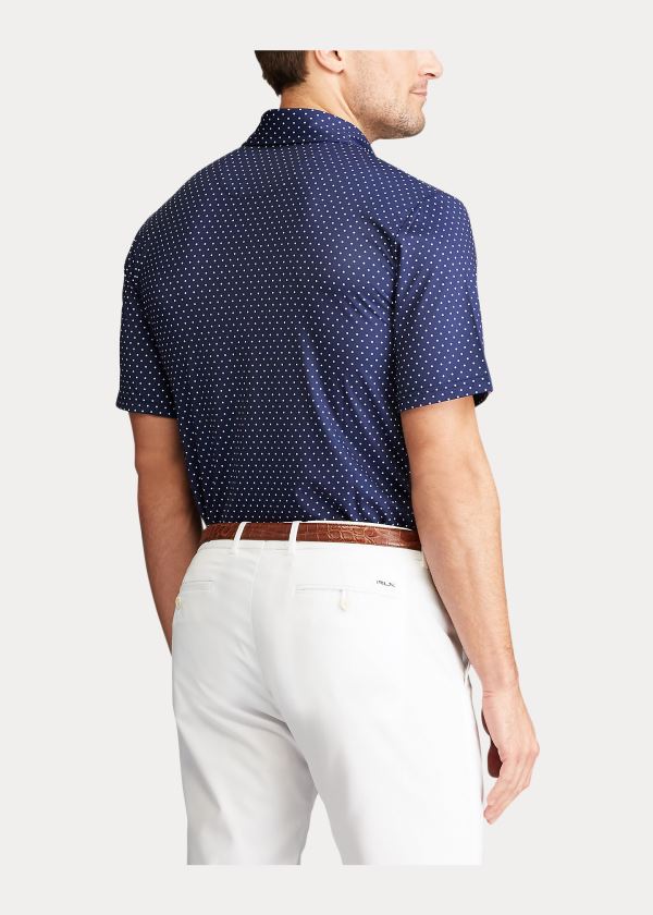 Ralph Lauren Classic Fit Performance Polo Tmavě Blankyt Bílé Proužek | GEhw4LTg