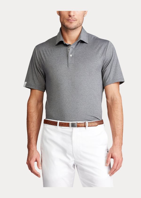 Ralph Lauren Classic Fit Performance Polo Šedé | IjSGBzWk