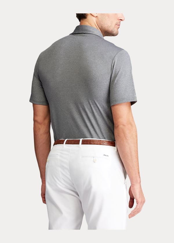Ralph Lauren Classic Fit Performance Polo Šedé | IjSGBzWk