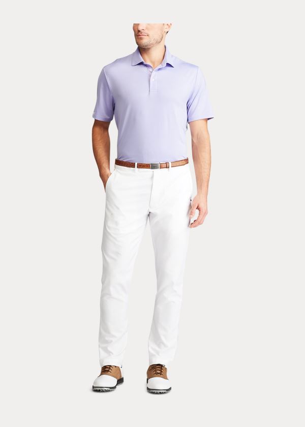 Ralph Lauren Classic Fit Performance Polo Světle Fialové | Luvx6fa5