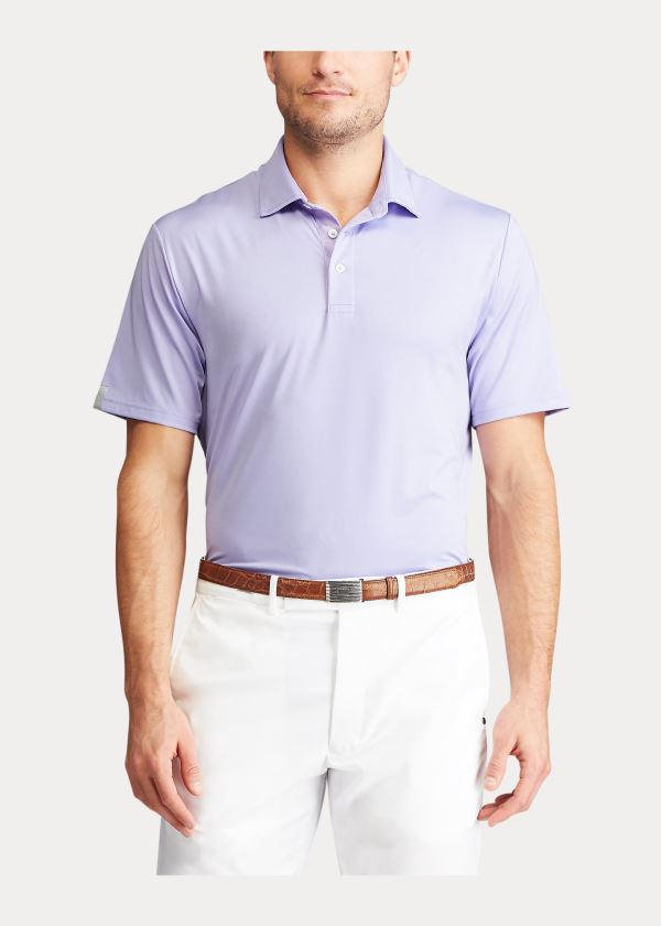 Ralph Lauren Classic Fit Performance Polo Světle Fialové | Luvx6fa5