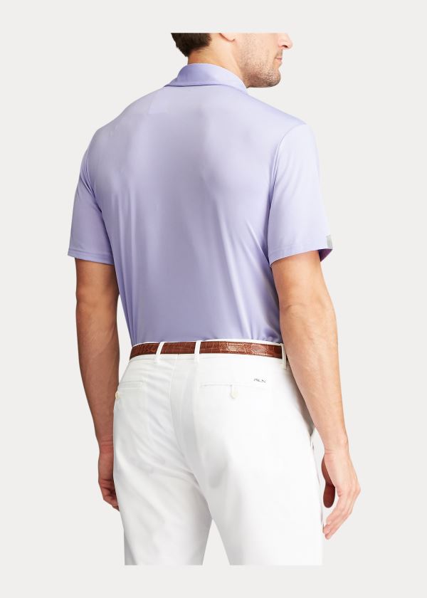 Ralph Lauren Classic Fit Performance Polo Světle Fialové | Luvx6fa5