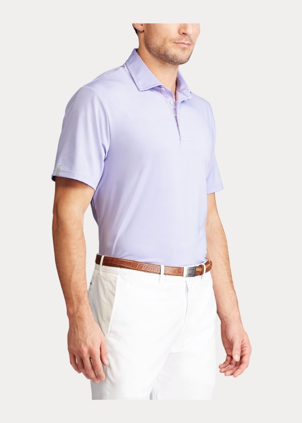 Ralph Lauren Classic Fit Performance Polo Světle Fialové | Luvx6fa5