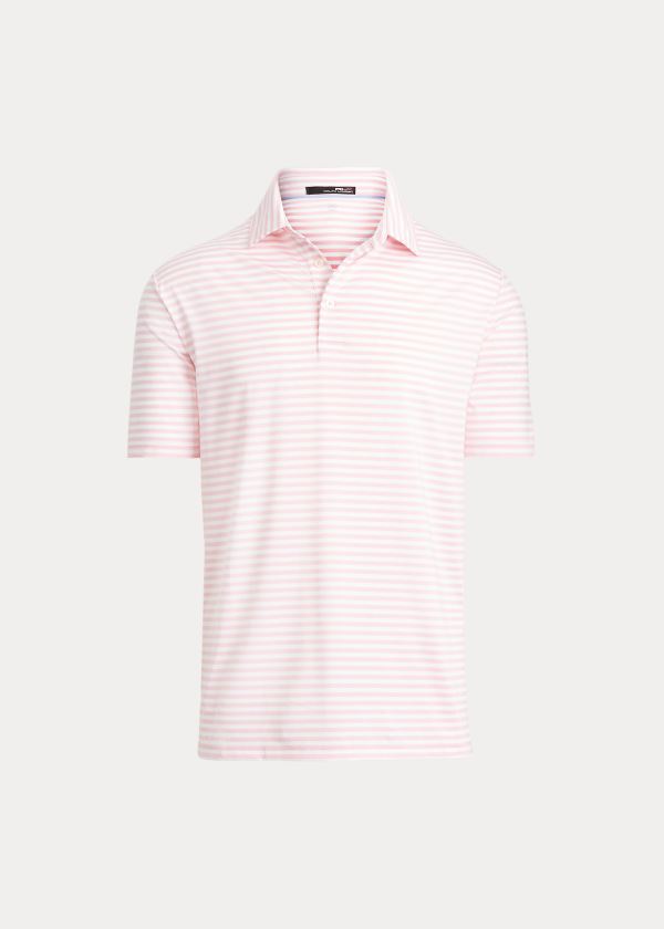 Ralph Lauren Classic Fit Performance Polo Světle Růžové Bílé | WDVmtMqd