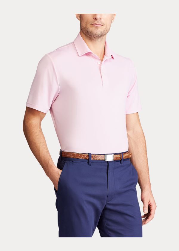 Ralph Lauren Classic Fit Performance Polo Světle Růžové | XF5EAdZw