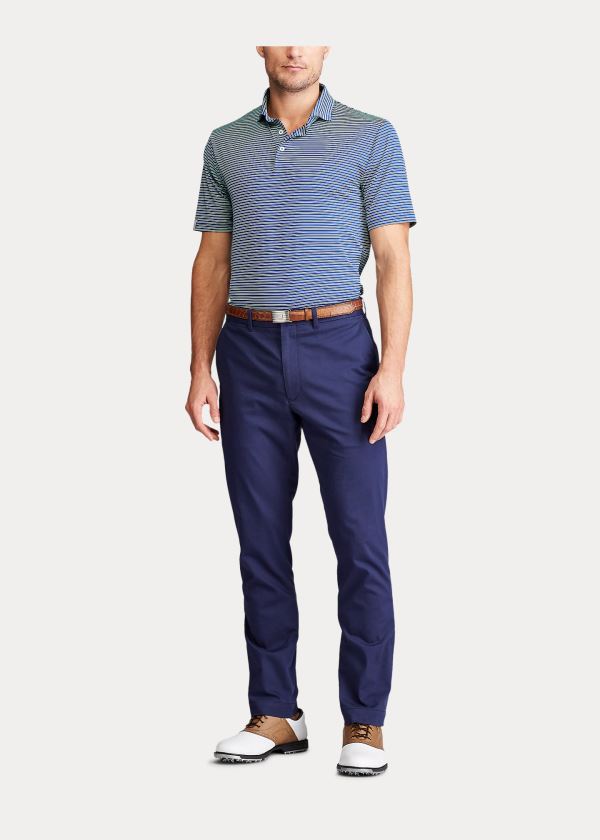 Ralph Lauren Classic Fit Performance Polo Královská Modrá Blankyt Zelene | dWDcCIqz