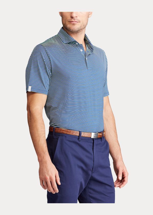 Ralph Lauren Classic Fit Performance Polo Královská Modrá Blankyt Zelene | dWDcCIqz