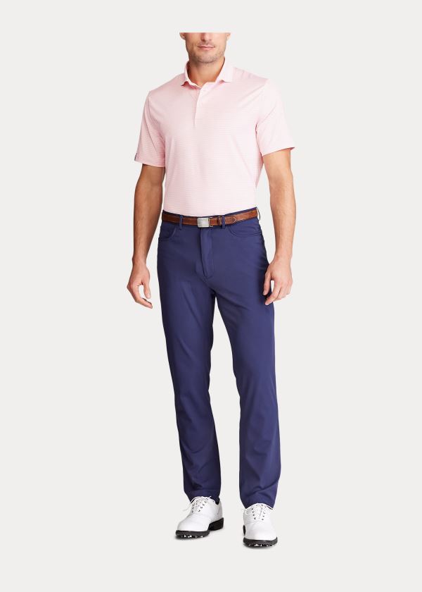Ralph Lauren Classic Fit Performance Polo Světle Růžové Bílé | gbozAj0k