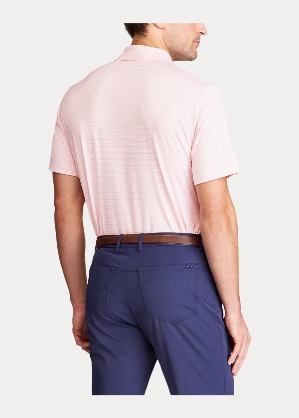 Ralph Lauren Classic Fit Performance Polo Světle Růžové Bílé | gbozAj0k