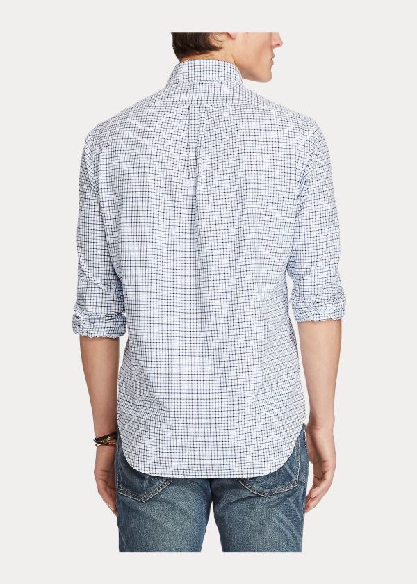 Ralph Lauren Classic Fit Plaid Oxford Shirt Blankyt Bílé Viacfarebný | N4rthbl9