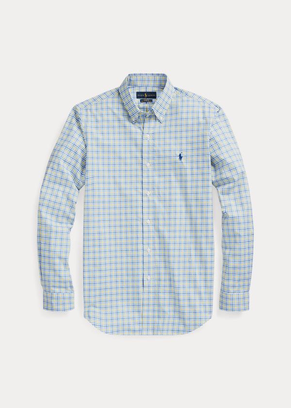 Ralph Lauren Classic Fit Plaid Poplin Shirt Blankyt Žluté Viacfarebný | ZDkN9AO1