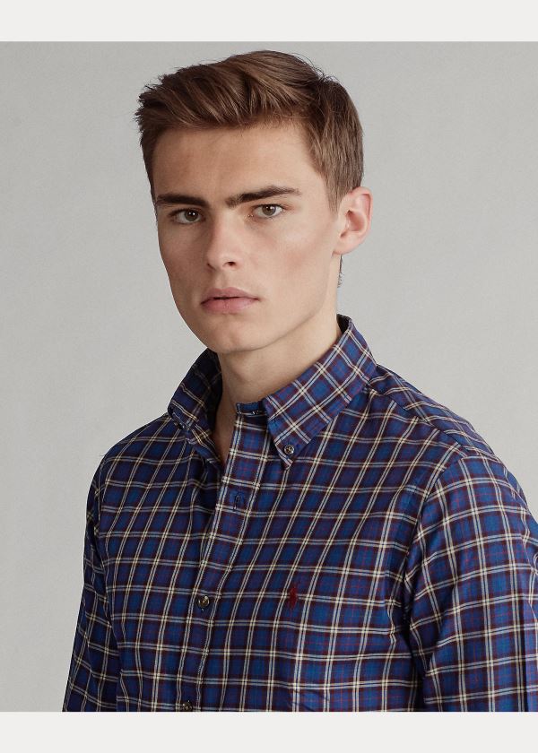 Ralph Lauren Classic Fit Plaid Twill Shirt Blankyt Hnědé Viacfarebný | BZsHQuUB