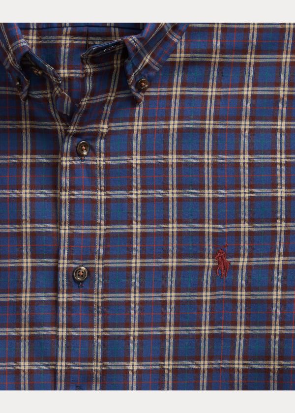 Ralph Lauren Classic Fit Plaid Twill Shirt Blankyt Hnědé Viacfarebný | BZsHQuUB