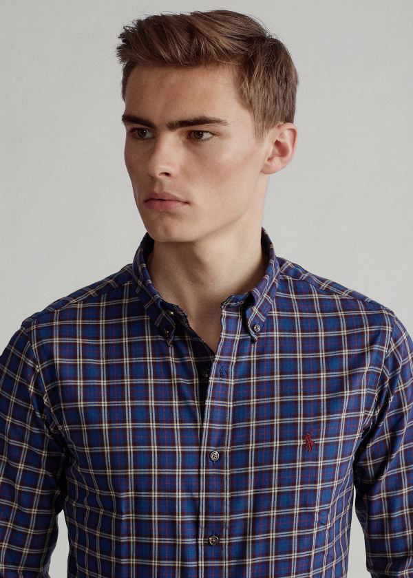 Ralph Lauren Classic Fit Plaid Twill Shirt Blankyt Hnědé Viacfarebný | BZsHQuUB