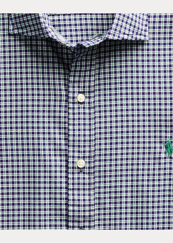 Ralph Lauren Classic Fit Plaid Twill Shirt Fialové Viacfarebný | PHMRsUMb