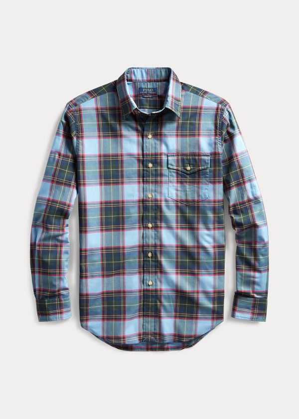 Ralph Lauren Classic Fit Plaid Workshirt Viacfarebný | 18hL9Oef