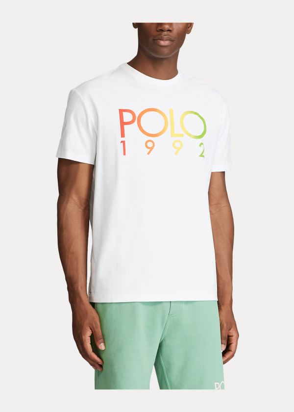 Ralph Lauren Classic Fit Polo 1992 T-Shirt Bílé | pvjVraOI