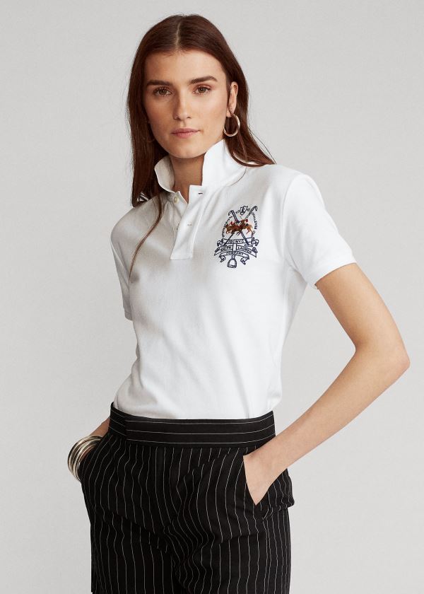 Ralph Lauren Classic Fit Polo Shirt Bílé | 1ooqTAr7