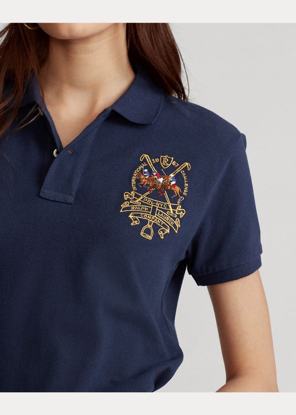Ralph Lauren Classic Fit Polo Shirt Tmavě Blankyt | 8j66WHCK
