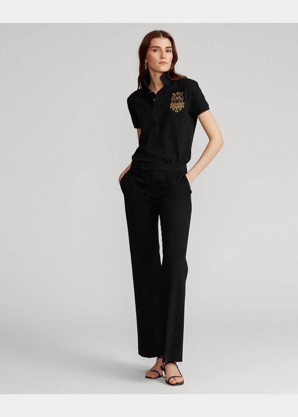 Ralph Lauren Classic Fit Polo Shirt Černé | RiEHWFG0